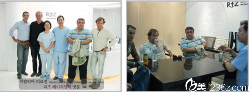 意大利醫(yī)療集團訪問麗姿激光私密整形醫(yī)院